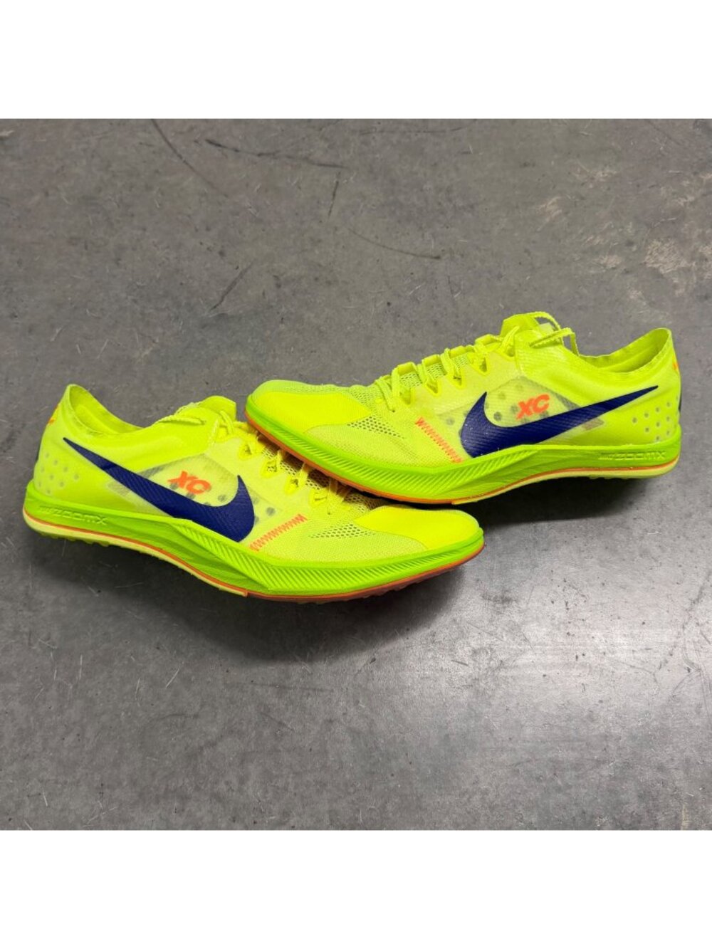 Nike ZoomX Dragonfly XC Track Spikes Neon Yellow Mens US 12 DX7992-701